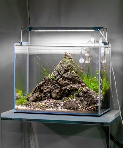SubstrateSource Natural Aquarium Stones - Neutral Gray with Cream & Brown Accents, Weathered Layered Aquascaping Rocks for Canyon Builds, Betta Fish Tank, Cichlids & Reptile Enclosure - Rhino, 10 LB - Image 7