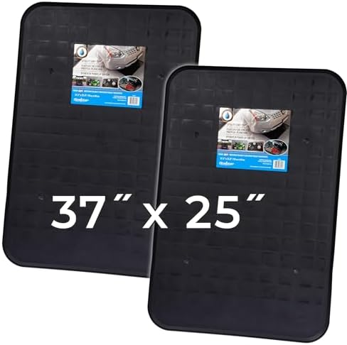 Scepter 37" L x 25" W Heavy Duty Utility Drip Tray, Black, 2-Pack by Scepter