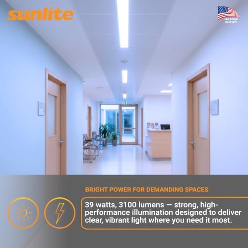 Sunlite 30429 F39T5/850/HO 34-Inch T5 Linear Fluorescent Lamp, 39 Watts, 3100 Lumens, 6500K Daylight, Miniature G5 Bi-Pin Base, ROHS Compliant, High Performance Straight Tube, 40 Pack - Image 5