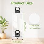 iDavosic.ly 2 Tier Metal Corner Plant Stand Indoor Outdoor, 29'' Tall White - Image 5