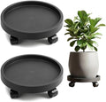 2 Pack Plant Caddy with Wheels, 12.6 inch Rolling Plant Stands by Unknown