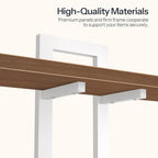 HOOBRO 2-Tier Floating Shelves, 15 Inch Wall Shelf Set of 2 - Image 6