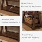 5-Tier Bamboo Ladder Shelf, Narrow Leaning Bookcase for Books and Plants, Space Saving Trapezoid Storage Rack for Living Room Entryway Office Balcony Stylish Home Decor - Image 3