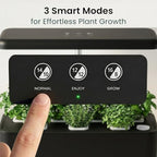 Nouri Hydroponics Growing System, 7 pod Smart Indoor Herb Garden Kit with LED Grow Lights, Hydroponic Herb Garden Indoor for Plant Lovers, Gardeners, Kitchen, Basil Seeds Included - Image 6