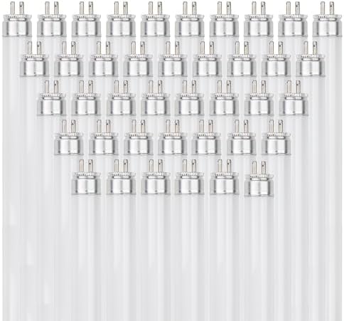 Sunlite 30425 F39T5/841/HO 34-Inch T5 Linear Fluorescent Lamp, 39 Watts, 3100 Lumens, 4100K Cool White, Miniature G5 Bi-Pin Base, ROHS Compliant, High Performance Straight Tube, 40 Pack by Sunlite