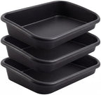 Vesici 3 Pcs Garden Tidy Trays Potting Tray for Seeding Growing, Black by Vesici