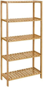 SONGMICS 5-Tier Bamboo Shelf, Freestanding Bathroom Storage Rack by SONGMICSbySONGMICSHOME