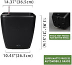 Dexceder 15x14 Self Watering Planter with Wheels (Black Matte) - Image 3