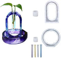 4 Pcs Epoxy Resin Molds Resin Vase Mold with 4 Colors of Tube for Plant Propagation Station Molds for Epoxy Resin Home & Office Desktop Decor (White) by PTGMH