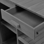 Solid Fir Wood Potting Bench Table - Large Garden Workstation with 2 Drawers, Storage Cabinet & 4-Tier Open Shelves, Heavy Duty Outdoor Prep Table with Anti-Falling Safety Device - Image 6