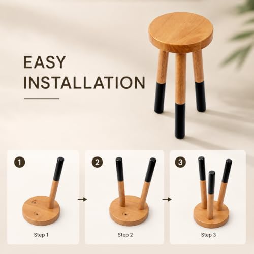 Wood Plant Stand, Indoor Plant Holder, Wooden Pot Stand for Plants - Image 6