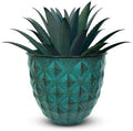 Headwind Glazed Ironstone Diamonte Collection – Surf Green 12-Inch Decorative Plant Pot, Indoor & Outdoor, Vintage Diamond-Textured, Lightweight & Weather-Resistant for Garden Use by Robert Allen by Headwind