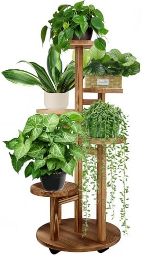 GEEBOBO 5 Tiered Tall Plant Stand for Indoor by GEEBOBO