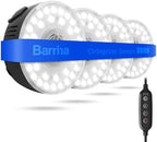Barrina OG09 Puck Grow Light, 36W(4 x 9W), 5000K, Timer, 4 Packs, Black by Barrina