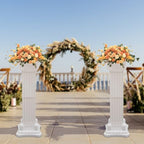 Roman Columns Wedding Stand Roman Pillar Plant Stand Plastic Greek Column Statue Pedestal Flower Pot Holder Decor Wedding Event Party Elegant Decorative Column (White, 2Pcs, 11.81x35.43 Inch) - Image 7