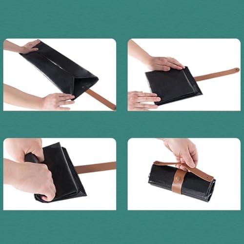Foldable Plant Repotting Mat Waterproof Gardening Pad Portable Transplanting Tray for Bonsai Lawn Outdoor Garden Yard Farmhouse Planting- Seam Edged - Image 4