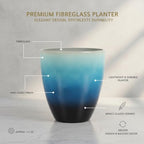 Fiberglass Standing Planter, 1 PC - Image 4