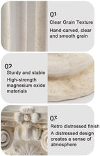 Magnesium Oxide Greek Column Pedestal, Roman Style Pillar(73.5cm-28.9in) - Image 4