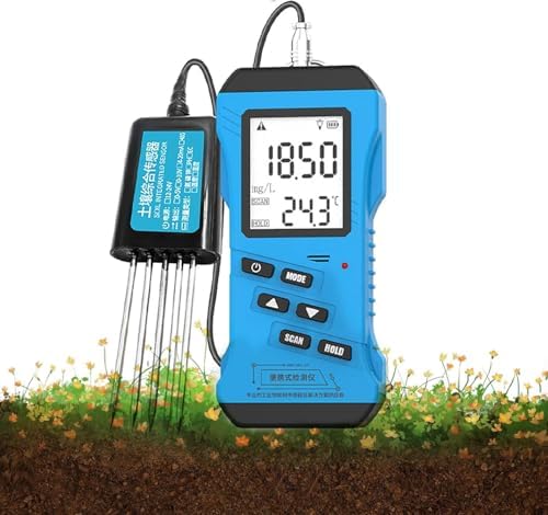 Portable 7in 1 Digital Soil Detector NPK PH EC Analyzer Moisture Sensor Soil Tester with Handheld Terminal for Soil Fertility Test by Unknown