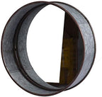 Farmhouse Round Metal Wall Planter Set, 5 Piece, Gray - Image 6