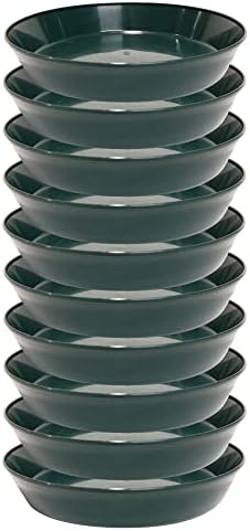 12in Saucers Case of 10, Hunter Green by AustinPlanter