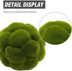 6 PCS Green Moss Ball Decorations, Simulated Moss Balls, Artificial Plant Decorations, Suitable for Garden Wedding Party Decorations - Image 7