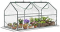 Outsunny 4' x 2' x 2' Portable Mini Greenhouse, Small Green House, Clear by Outsunny