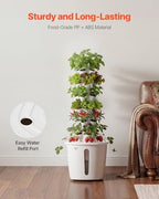 VEVOR Hydroponic Tower, 30 Pods 6 Tiers Hydroponics Growing System Kit with App Control, Vertical Home Garden with 20L Water Tank & Pump, Planter Germination Kit for Indoor Herbs, Fruits, Vegetables - Image 5
