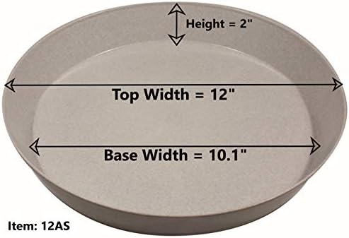Plant Saucer 12 Inch (10.1 Inch Base) Case of 10 - Image 6