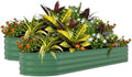 Garvee 2 Pack 8x2x1.5ft Galvanized Raised Garden Bed, Metal Planter Box by Garvee