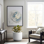 Kante Large Round Cylinder White Concrete Planter 15.8" Tall, Outdoor - Image 3