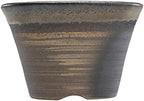 Wazakura Banko Series Small Handmade Rounded Ceramic Bonsai Pot - Image 2