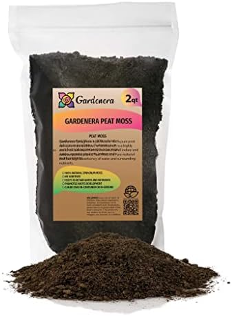 Premium Natural Sphagnum Peat Moss - Gardening Soil Amendment and Carnivorous Plant Soil Media by Gardenera (4 Quart Bag) - Image 2