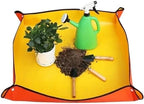 Repotting Mat Flower Pots Transplanting Mats Gardening Planting Mat PE Plant Repotting Mat Foldable Waterproof Gardening Potting Pad(Thickened 50X50CM) by Unknown