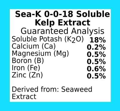 Organic Sea-K for Plants Seaweed and Kelp Fertilizer Supplement Concentrated Extract Powder Nutrient - Image 4