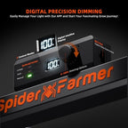 Spider Farmer SE1500 LED Grow Light for Indoor Plants 150W, App Controlled - Image 2