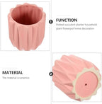 Geometric Ceramic Planter Pot Large Minimalist Succulent Flower Holder for Indoor Tabletop Decoration Modern Home Gardening - Image 3