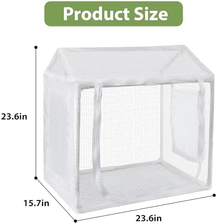 Fully Enclosed Mini Indoor Greenhouse with Top Opening - Image 3