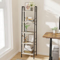 Hzuaneri Ladder Shelf, Bookshelf, Freestanding Corner Storage Shelf by Hzuaneri