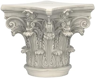 Design Toscano The Corinthian Pillar, Capital Small - Image 4