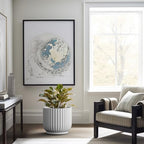 Kante White Concrete Planter 16.7" Dia All-Weather Round Large Pot - Image 4