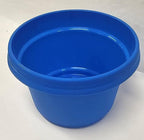 Flower Pots with Saucers, 9 inch, Sea Blue, Pack of 5 - Image 4