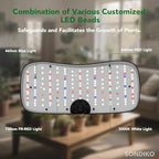 Sondiko Hydroponics Growing System Kit with Atomization Technology, Indoor Garden kit with 48W LED Grow Light, Quiet Water Pump, Automatic Timer, Height Adjustable, 5L Large Tank Plant Germination Kit - Image 5