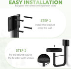 3 Pack Wall Plant Holder for Hanging Planters Indoor Outdoor Black - Image 3