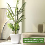 Dexceder 15x14 Self Watering Planter with Wheels (White Matte) - Image 6