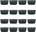 Vertical Wall Planter with 16 Pots, Hanging Garden Plant Flowerpot Holder, Stackable Wall-Mounted Planter, Balcony Planters for Flowers Vegetables Fruits (Army Green, 16 Pots) by Eapmic