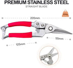 Goat Hoof Trimmers and Farrier Shears – Versatile Hoof, Wire, and Pipe Cutting Tool for Livestock – Silver (Silver-Red 1pack) - Image 3