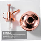 Succulent Watering Bottle with Pump, 300ml Stainless Steel Vintage - Image 4