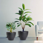 WSMKSZ 12/10/9 inch Self Watering Pots for Indoor Outdoor Plants, Set of 3 - Image 7