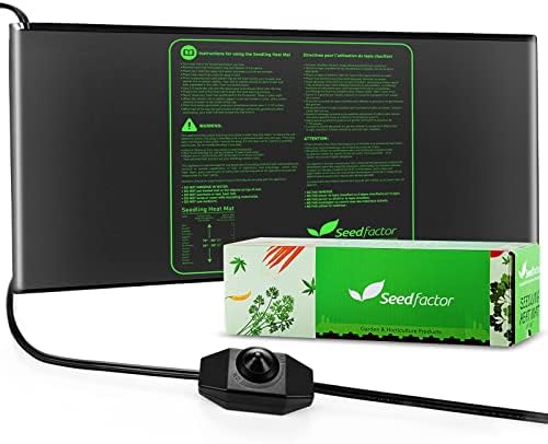 MET Certified Seedling Heat Mat, Adjustable Temperature, Waterproof, Durable Germination Station, Warm Hydroponic Heating Pad, Indoor Home Gardening, 48" X 20" by Seedfactor